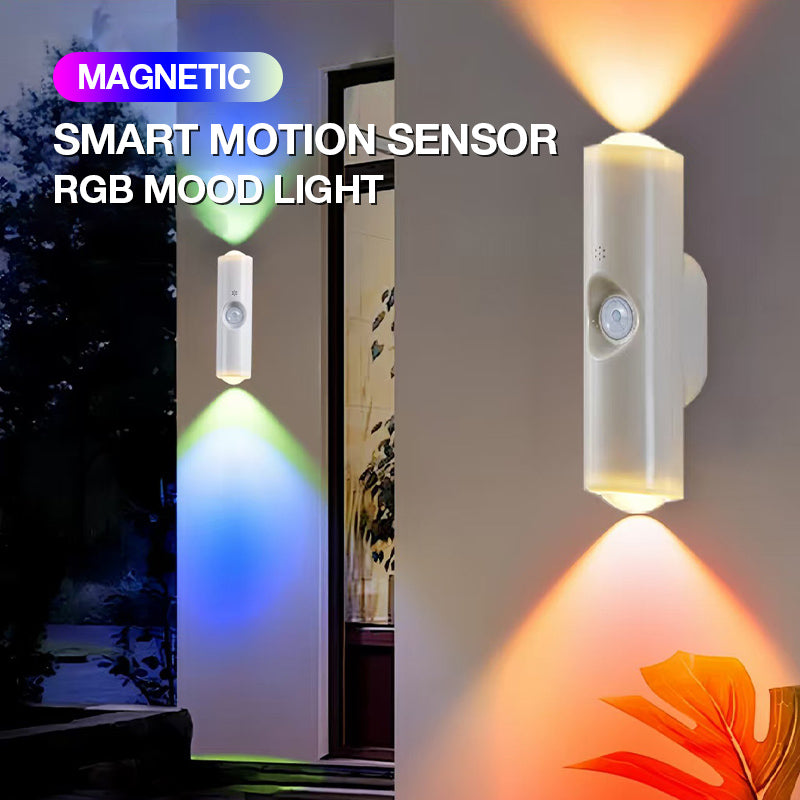 Magnetisk smart bevegelsessensor RGB-stemningsbelysning