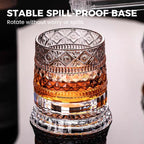 🥛💎Nyttårssalg 50% RABATT✨🔥360° roterende whiskyglass