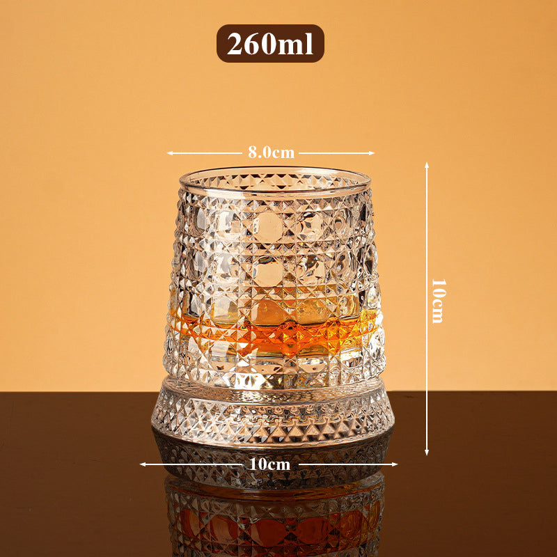 🥛💎Nyttårssalg 50% RABATT✨🔥360° roterende whiskyglass