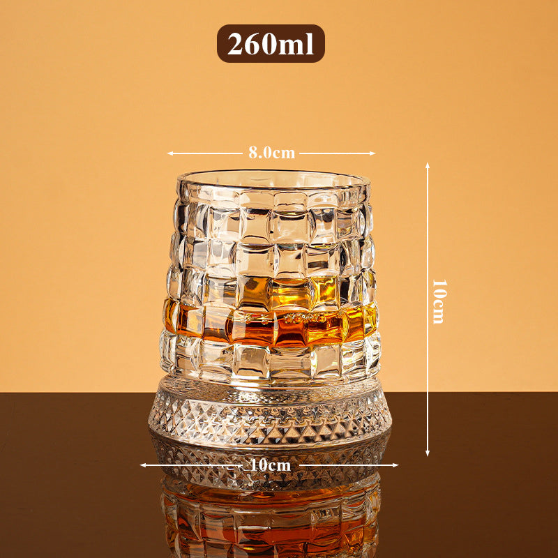 🥛💎Nyttårssalg 50% RABATT✨🔥360° roterende whiskyglass