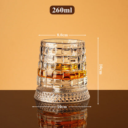 🥛💎Nyttårssalg 50% RABATT✨🔥360° roterende whiskyglass