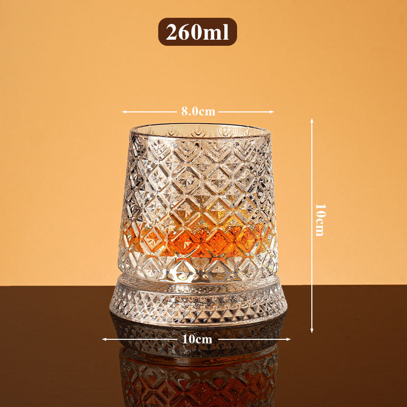 🥛💎Nyttårssalg 50% RABATT✨🔥360° roterende whiskyglass