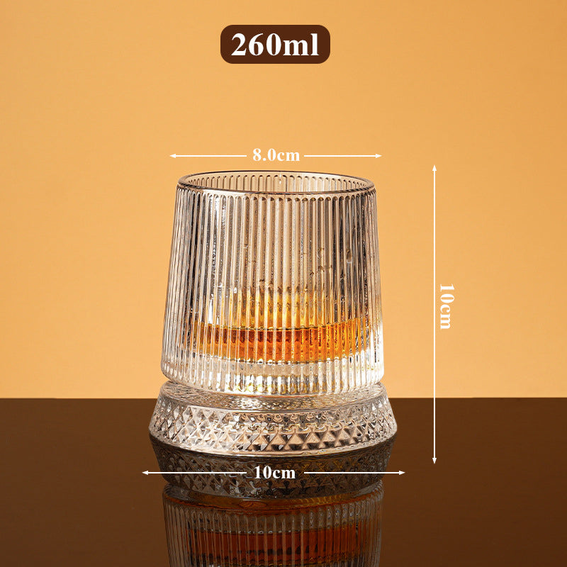 🥛💎Nyttårssalg 50% RABATT✨🔥360° roterende whiskyglass