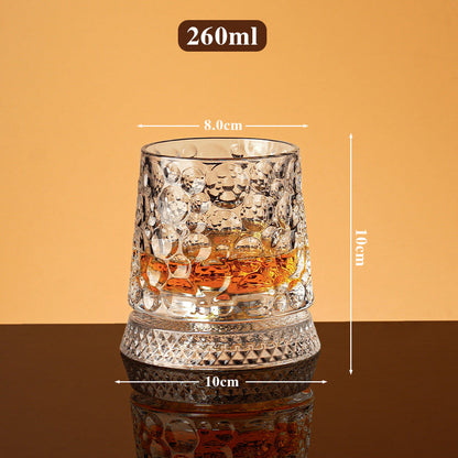 🥛💎Nyttårssalg 50% RABATT✨🔥360° roterende whiskyglass