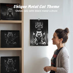 Svart Metallkatt Kalender 2026