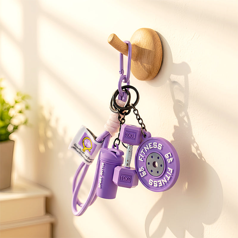 🎁 Hot Sale🔥 Kreativ nyckelring med fitness-tema