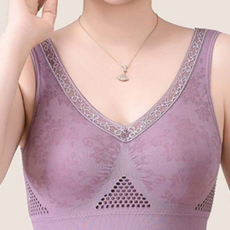 【✨1+1 gratis – 2 st】Bekväm lyftande behå i ren bomull utan knappar
