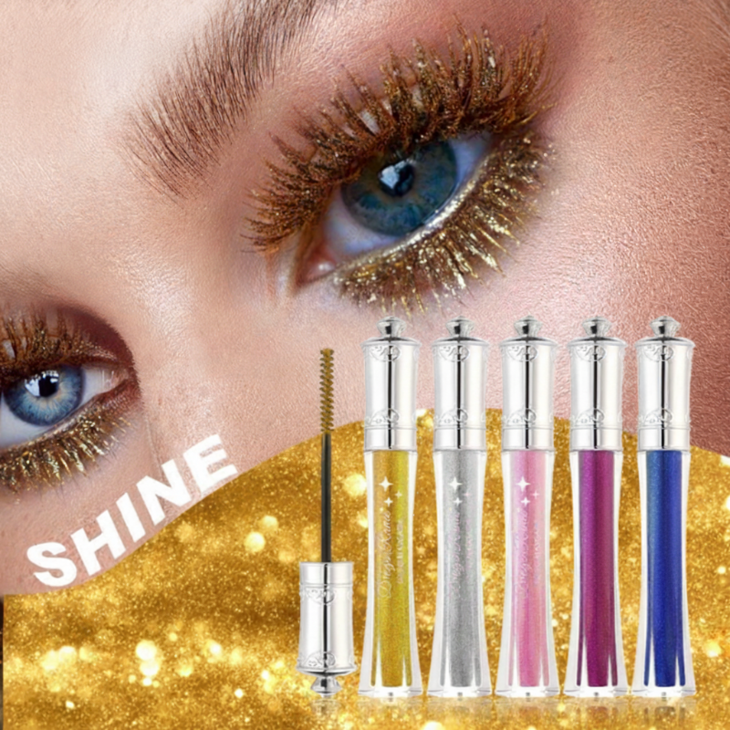 💎 KÖP 1, FÅ 1 GRATIS🌟Vattentät glittrande färgad mascara