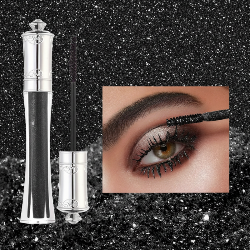 💎 KÖP 1, FÅ 1 GRATIS🌟Vattentät glittrande färgad mascara
