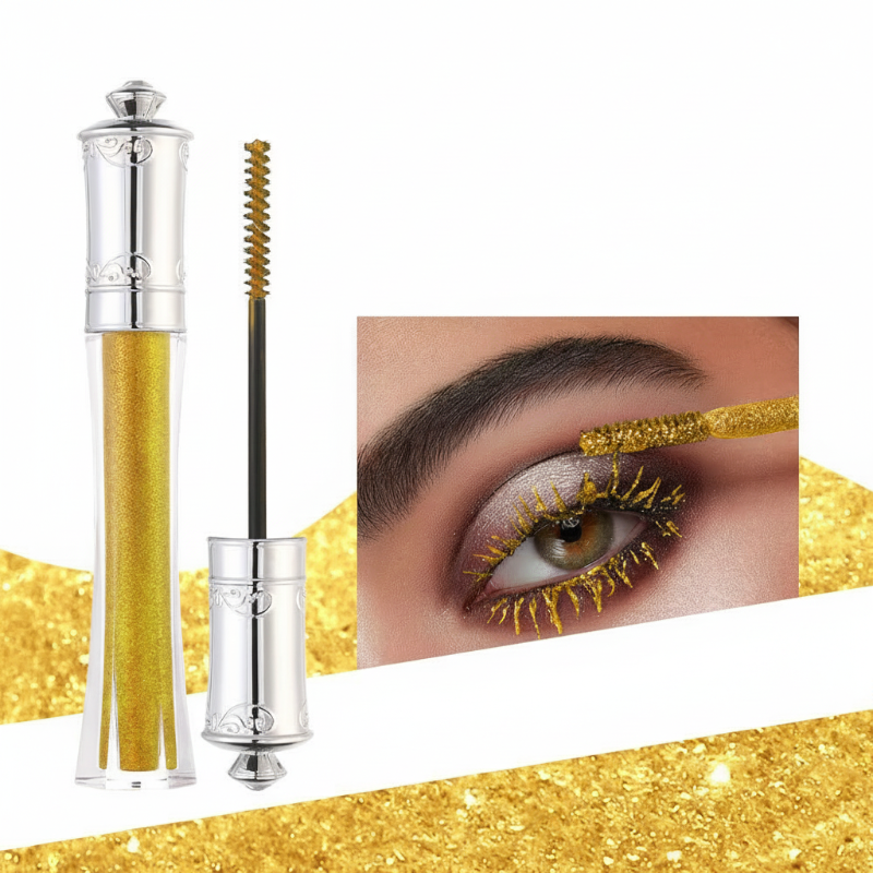 💎 KÖP 1, FÅ 1 GRATIS🌟Vattentät glittrande färgad mascara