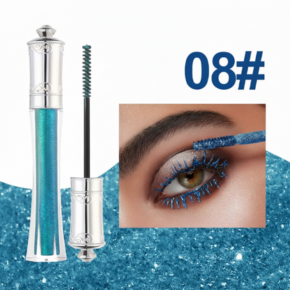 💎 KÖP 1, FÅ 1 GRATIS🌟Vattentät glittrande färgad mascara
