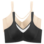 ⏳HELT SALG -🖤💐Elegant, gjennomsiktig, heldekkende BH for dame i store størrelser
