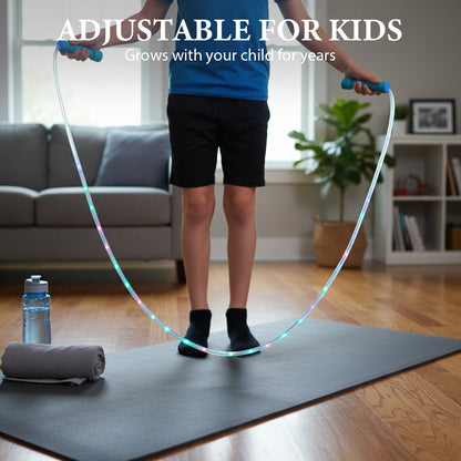 📢📢Köp 1 få 1 gratis ⏰LED-hopprep för barn