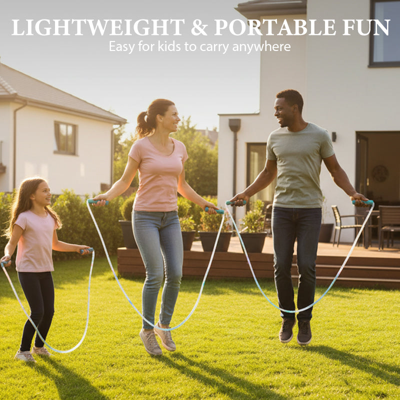 📢📢Köp 1 få 1 gratis ⏰LED-hopprep för barn