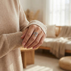 🧡 S925 Sterlingsilver Öppen ring med keltisk knut