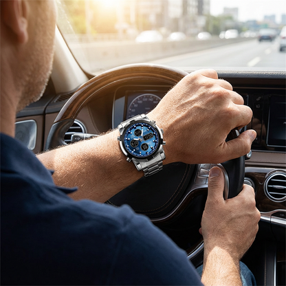 ⌚ 60% RABATT! 💪 Vattentäta Militärklockor för Män – Analog-Digital, Slitstark & Funktionell Design för Outdoor 🏕️