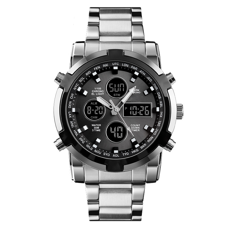⌚ 60% RABATT! 💪 Vattentäta Militärklockor för Män – Analog-Digital, Slitstark & Funktionell Design för Outdoor 🏕️