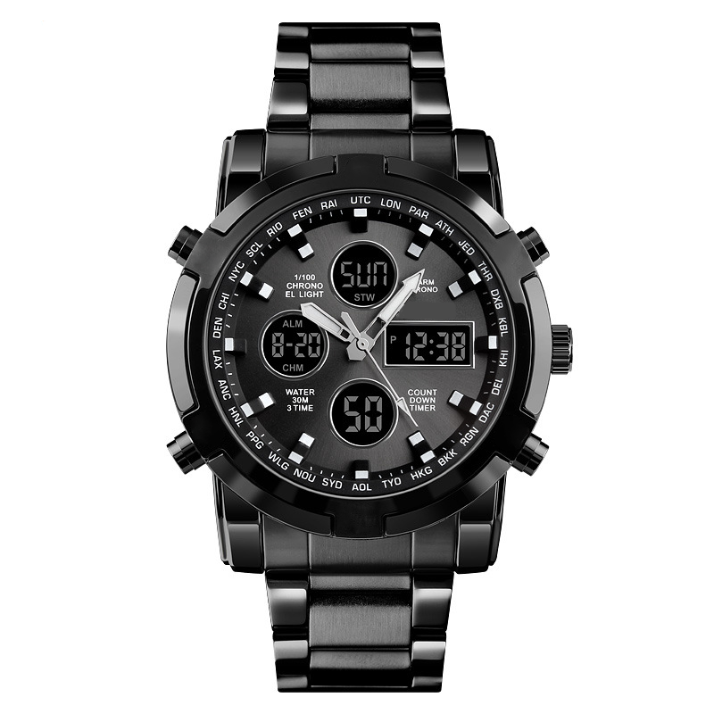 ⌚ 60% RABATT! 💪 Vattentäta Militärklockor för Män – Analog-Digital, Slitstark & Funktionell Design för Outdoor 🏕️
