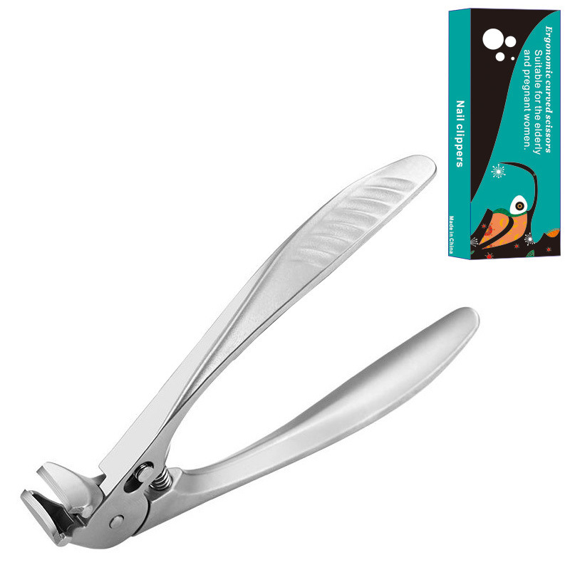 📢📢50 % RABATT!! ⏰ Perfekt böjd design | Nagelklippare i rostfritt stål | Enkelt grepp för äldre ✨【50 % RABATT】