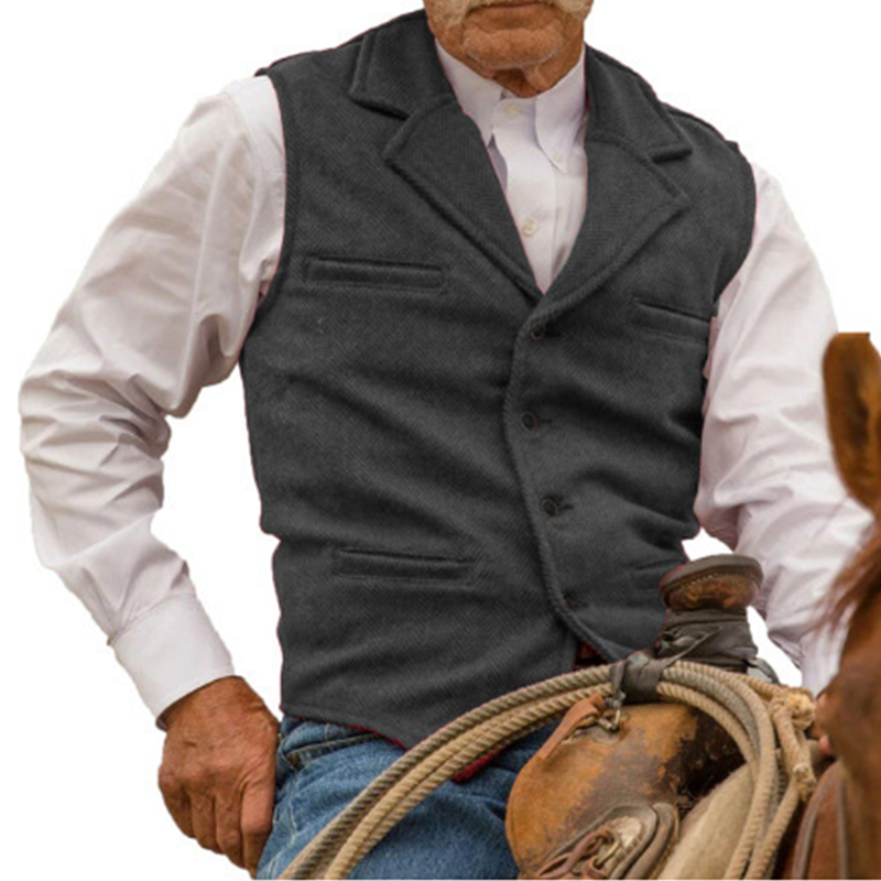 (Köp 2 – fri frakt)Slim Fit-väst för män, casual business
