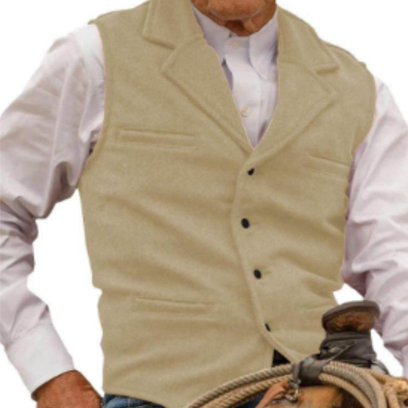 (Köp 2 – fri frakt)Slim Fit-väst för män, casual business