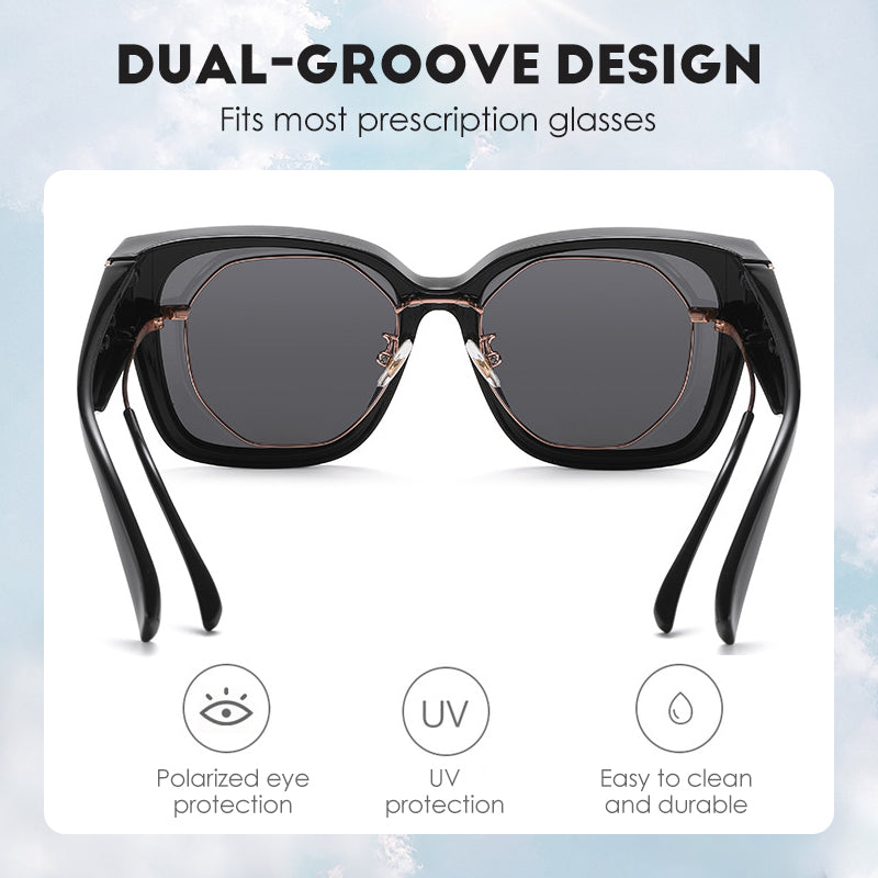 🕶️🔥 50% RABATT! Polariserade Överglasögon – Perfekta över Glasögon