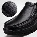 👞 60% RABATT! ✨ Lätta Halkfria Andningsbara Retro Affärsskor för Män – Bekväma, Tidlös design & Perfekta för kontoret 🚶
