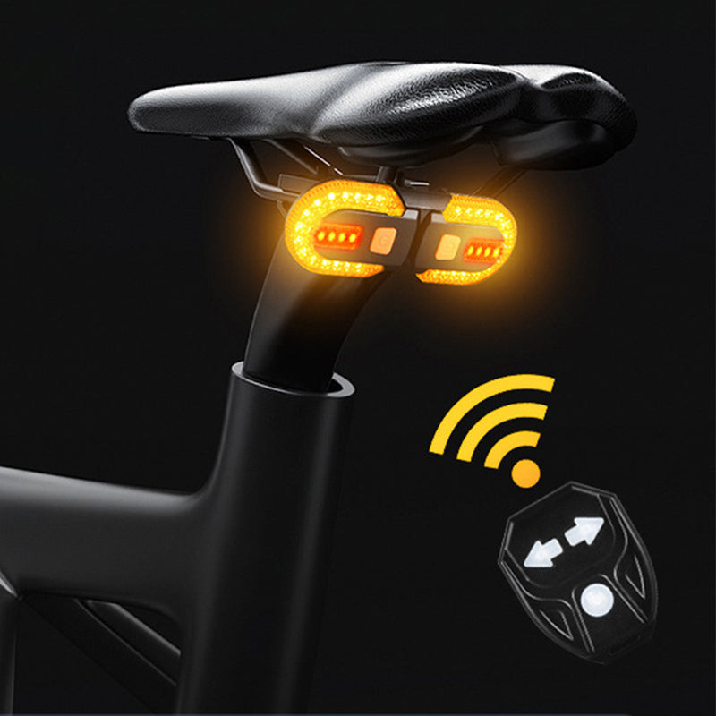 📢📢50% RABATT! ⏰🚴‍♂️🔥 Trådlös fjärrkontroll för cykelbaklyktor – Köp mer, spara mer!