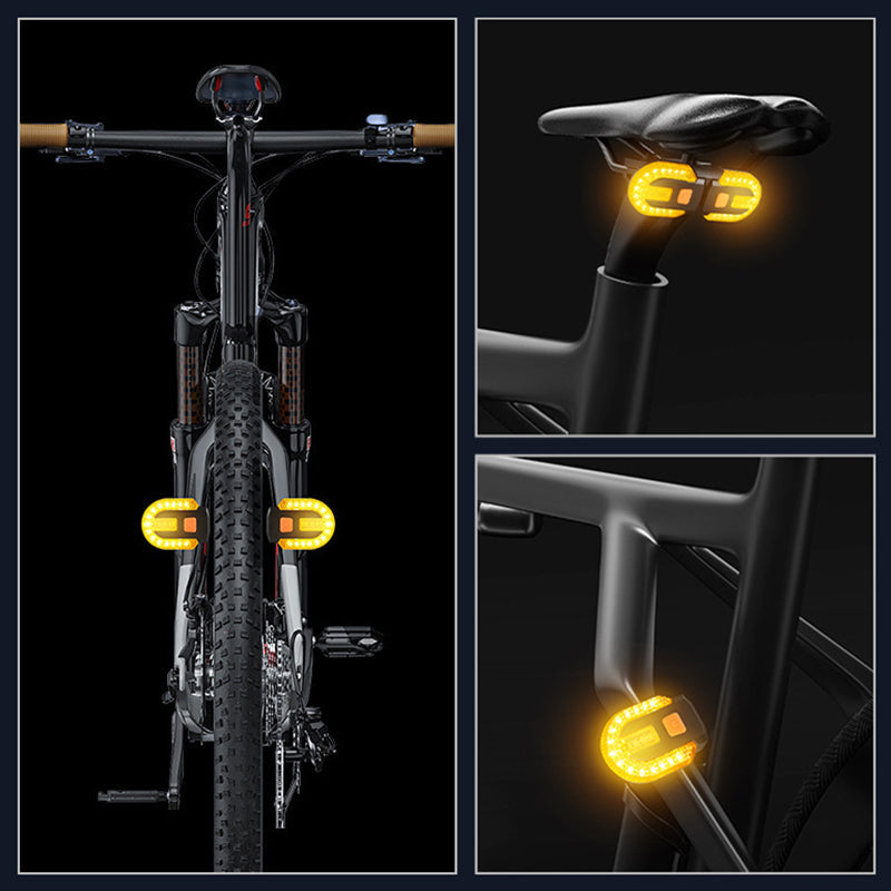 📢📢50% RABATT! ⏰🚴‍♂️🔥 Trådlös fjärrkontroll för cykelbaklyktor – Köp mer, spara mer!