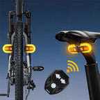 📢📢50% RABATT! ⏰🚴‍♂️🔥 Trådlös fjärrkontroll för cykelbaklyktor – Köp mer, spara mer!
