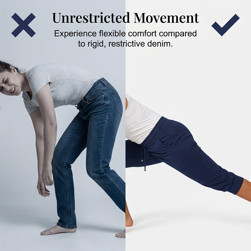 🧘‍♀️🌸 48% RABATT! | Korta Sweatpants – Dragsko i Midjan & Capri-längd för Avkoppling!