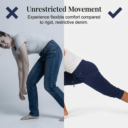 🧘‍♀️🌸 48% RABATT! | Korta Sweatpants – Dragsko i Midjan & Capri-längd för Avkoppling!