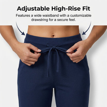 🧘‍♀️🌸 48% RABATT! | Korta Sweatpants – Dragsko i Midjan & Capri-längd för Avkoppling!