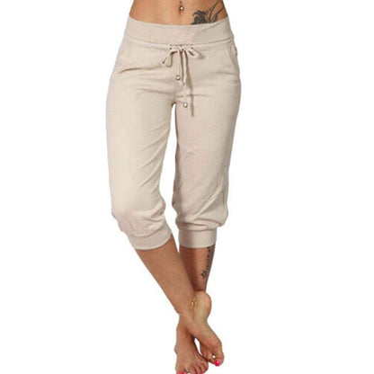 🧘‍♀️🌸 48% RABATT! | Korta Sweatpants – Dragsko i Midjan & Capri-längd för Avkoppling!