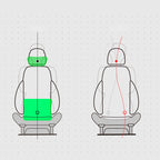 🚗 Ergonomisk nakkestøtte- og korsryggstøttesett for bilseter – perfekt støtte for nakke og rygg – ideelt for lange reiser og daglige pendlerturer