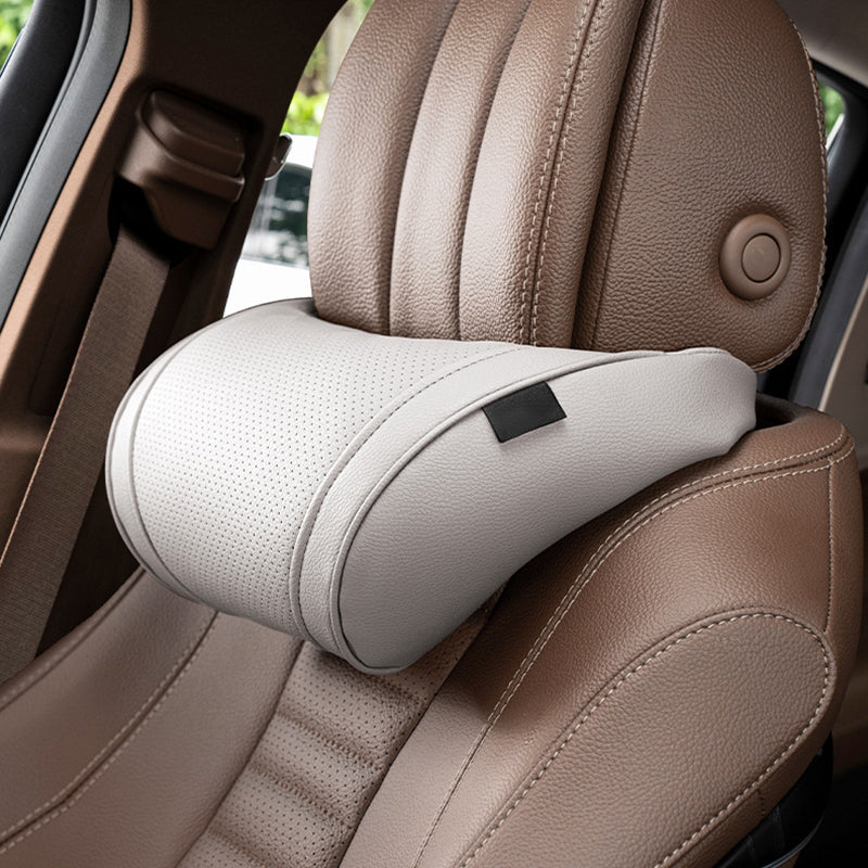 🚗 Ergonomisk nakkestøtte- og korsryggstøttesett for bilseter – perfekt støtte for nakke og rygg – ideelt for lange reiser og daglige pendlerturer
