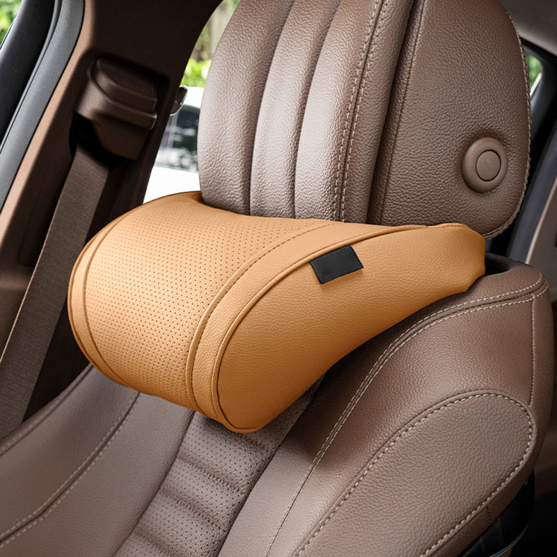 🚗 Ergonomisk nakkestøtte- og korsryggstøttesett for bilseter – perfekt støtte for nakke og rygg – ideelt for lange reiser og daglige pendlerturer