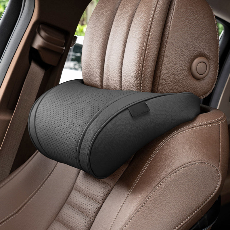 🚗 Ergonomisk nakkestøtte- og korsryggstøttesett for bilseter – perfekt støtte for nakke og rygg – ideelt for lange reiser og daglige pendlerturer