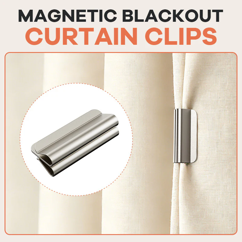 Magnetiske gardinspenner for mørklegging