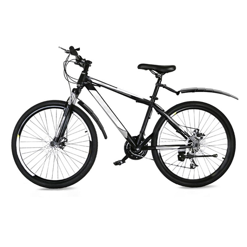 Set med infällbara och justerbara cykelskärmar