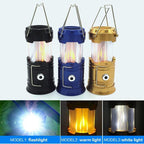 3-i-1 LED Flammande Campinglykta
