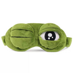 Mjuk rolig groda 3D-sömnmask
