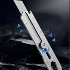 Allsidig universalkniv med uttrekkbart, knusbart blad