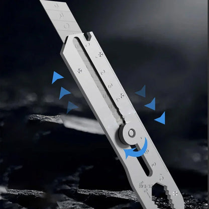 Allsidig universalkniv med uttrekkbart, knusbart blad