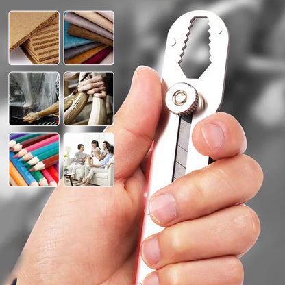 Allsidig universalkniv med uttrekkbart, knusbart blad
