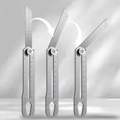 Allsidig universalkniv med uttrekkbart, knusbart blad