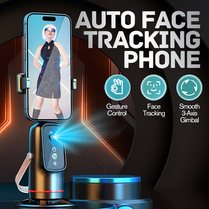 ❄️Sommerfrisk 50 % rabatt! 🎥 Mobilholder med AI-ansiktssporing og 360° rotasjon – Din smarte kameramann for vlogger, direktestrømmer og innhold