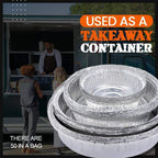 Oljebeständig burk av aluminiumfolie (50 % rabatt)