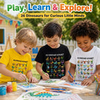 🔥🎁 New Arrival: Half-Price Offer 🔥 Children's T-shirt with Dinosaur an – inbuyus