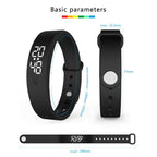 ⌚ 🏋️ SmartSense Smartband – Physical activity monitoring, heart rate, and step counter – Ideal for physical activity and health in daily life 💪